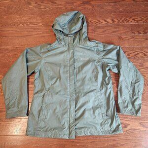Columbia Green Windbreaker Jacket